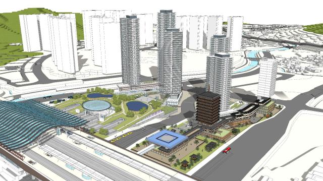 경주역세권 복합환승센터 조감도 사진경주시