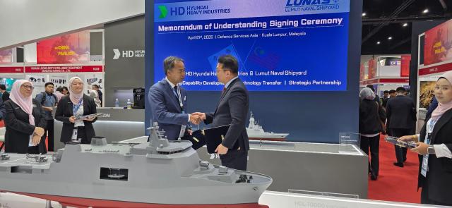 HD Hyundai Heavy Industries signs an MOU with Malaysia’s state-owned naval shipyard LUNAS on April 21