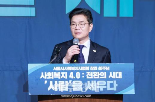 [포토] 축사하는 정원오 더불어민주당 서울시장 후보