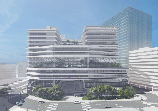 종로구청·소방합동청사 조감도 사진종로구