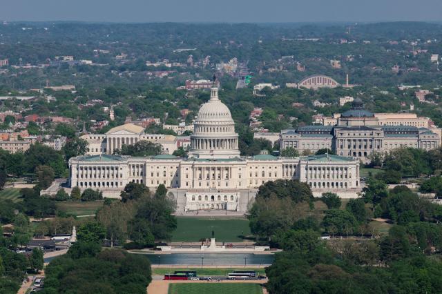 The US Capitol Building and Library of Congress in Washington DC US April 16 2026 Reuters-Yonhap 