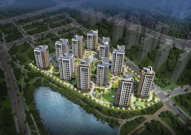 광주 남구 에너지밸리 D1블록 공공지원 민간임대주택 조감도 사진광주광역시도공사