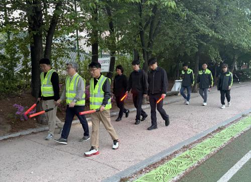 광주도시관리공사, 광주 공원 야간 안전 강화…민·관·경 합동 캠페인 