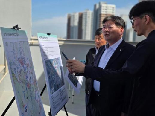 김용진 GH 사장, 현장경영 강화...광교 A17·북수원TV 등 핵심 사업지 방문