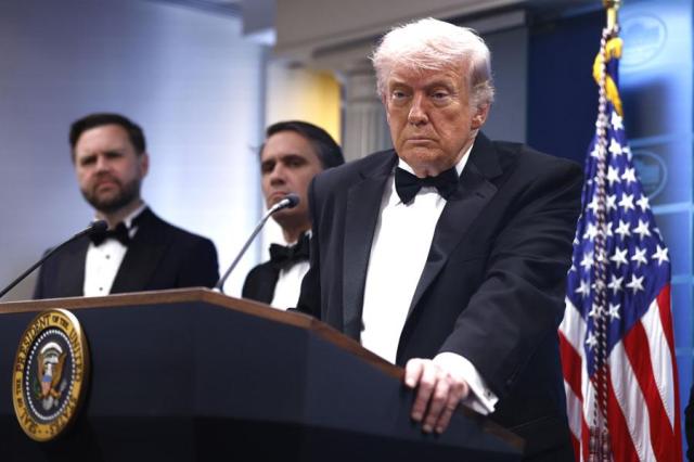 Trump evacuated after gunfire at White House correspondents dinner