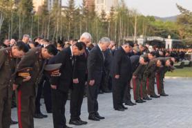 North Korea opens memorial for Ukraine war dead with Russian officials in attendance