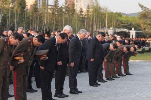 North Korea opens memorial for Ukraine war dead with Russian officials in attendance