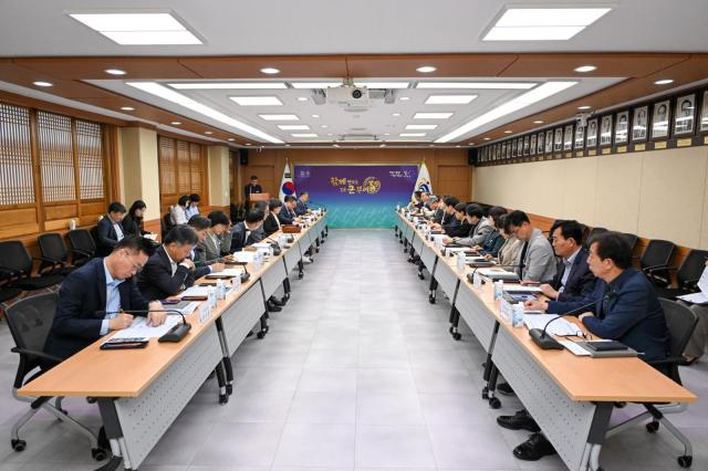 2026년 제1회 부여군 군정조정위원회의 모습사진부여군