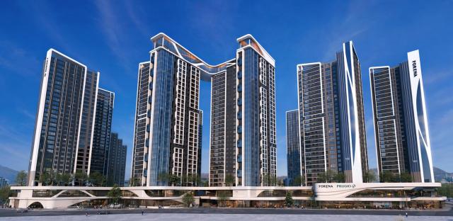 한화 건설부문-대우건설 컨소시엄 신대방역세권 정비사업 포레나푸르지오 보라매 조감도 사진한화 건설부문