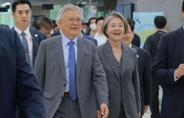 [포토] 문재인 전 대통령, 4.27 판문점 선언 8주년 기념식 참석