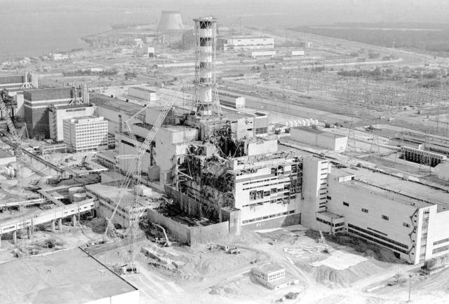 Aerial view of the Chernobyl nuclear power plants fourth reactor in this May 1986 file photo Chernobyls Number Four reactor caught fire and exploded in April 1986 sending a radioactive cloud of dust over Ukraine Belarus Russia and other parts of Europe Reuters-Yonhap 
