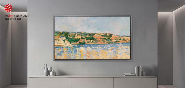 레드닷 디자인 어워드 2026에서 최고상을 수상한 삼성전자의 OLED TV S95H 사진삼성전자