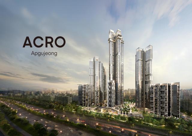 DL이앤씨가 제안한 ‘아크로 압구정’ 조감도 사진DL이앤씨 제공