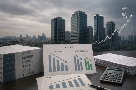 4대 금융 보험사 실적 둔화...예실차·금리변동에 타격