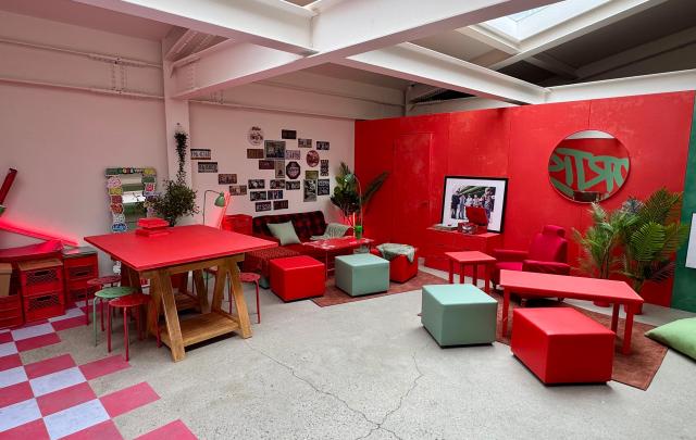 에어비앤비는 5월 1일부터 7일까지 그룹 코르티스와 협업한 대규모 팝업을 성수동에서 운영한다 사진강상헌 기자