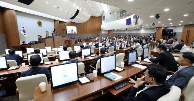 제366회 임시회 제1차 본회의장 모습사진충남도의회