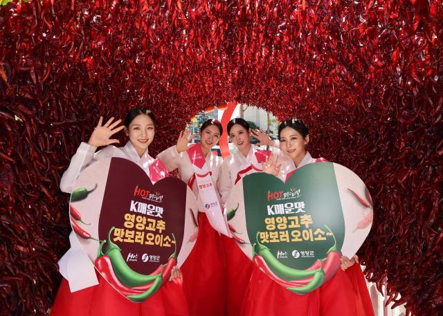 지난해 열린 영양고추 핫페스티벌 홍보 장면 사진영양군