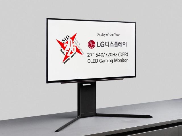 LG디스플레이 27인치 540720Hz DFR OLED 게이밍 모니터 사진LG디스플레이