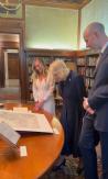 Queen Camilla Meets Sarah Jessica Parker at New York Public Library Event