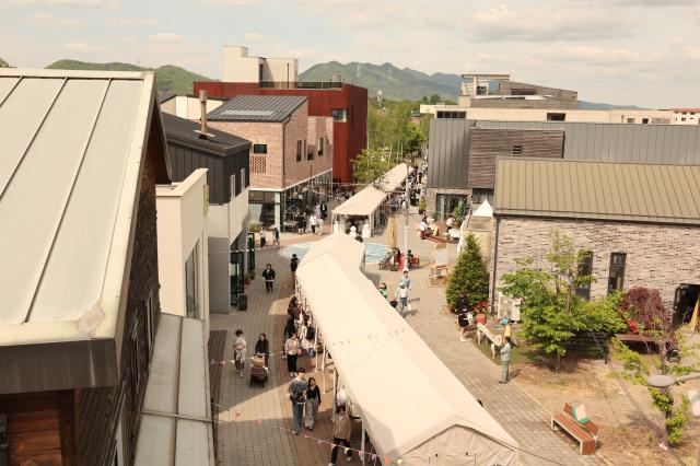 The sales zone is seen at the Icheon Ceramic Festival held in Sindun-myeon Icheon April 29 2026 AJP Han Jun-gu