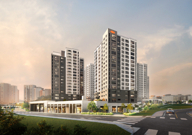 안양 에버포레 자연 e편한세상 투시도 사진DL이앤씨