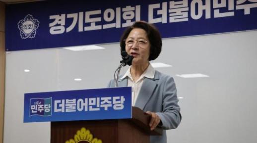 [6·3 지방선거] 추미애 경기도지사 후보 "도의원은 도지사의 든든한 파트너"…지방자치·협치 도정 강조