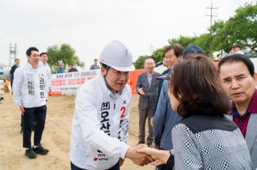 [6·3 지방선거] 이권재 오산시장 후보, 오산IC 입체화·도심 지하화 등 교통 공약 발표