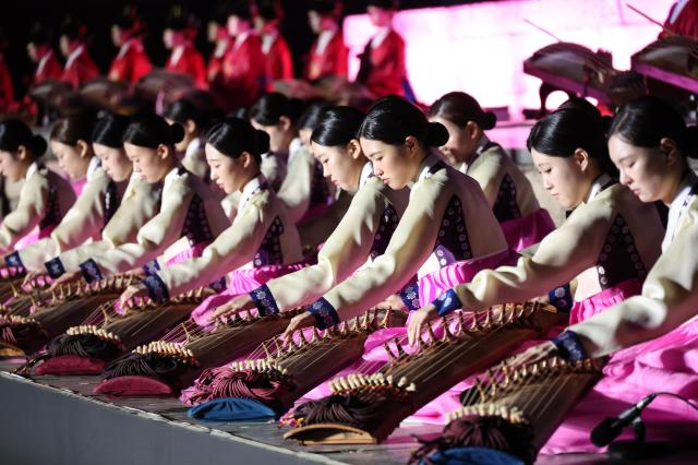 At Changdeokgung Palace Injeongjeon Hall in Seoul the 2026 Royal Palace Concert is underway on May 1 2026 AJP Yoo Na-hyun 20260501
