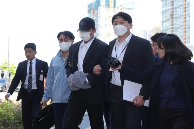 [포토] 영화감독 상해치사 피의자 구속 기로