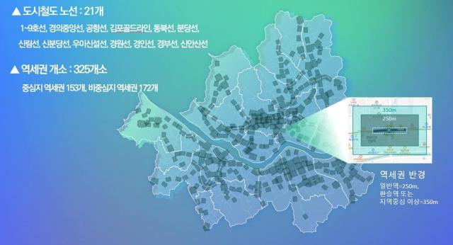서울시 역세권 현황 사진서울시