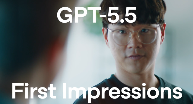 오픈AI가 지난달 23일 공개한 GPT-55 소개 영상 중 일부 사진오픈AI 홈페이지 캡쳐