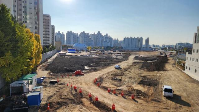 서울 노원구 월계동 광운대역에서 바라본 광운대역세권 개발 현장 사진아주경제 DB