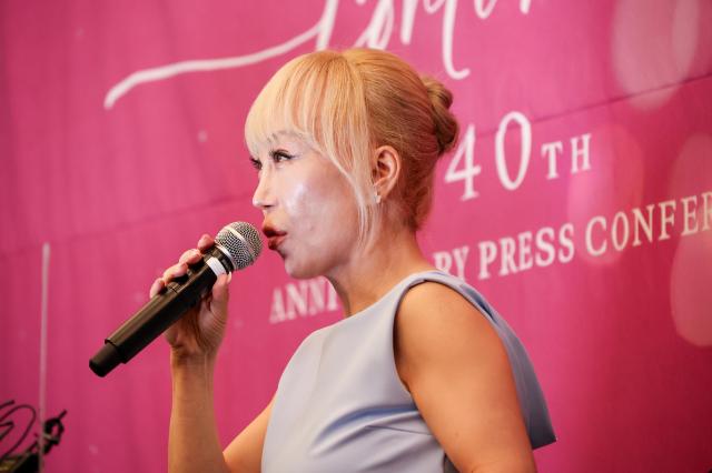 Soprano Jo Sumi attends a press conference marking the 40th anniversary of her world debut at Grand InterContinental Seoul Parnas in Seoul on May 6, 2026. AJP Yoo Na-hyun