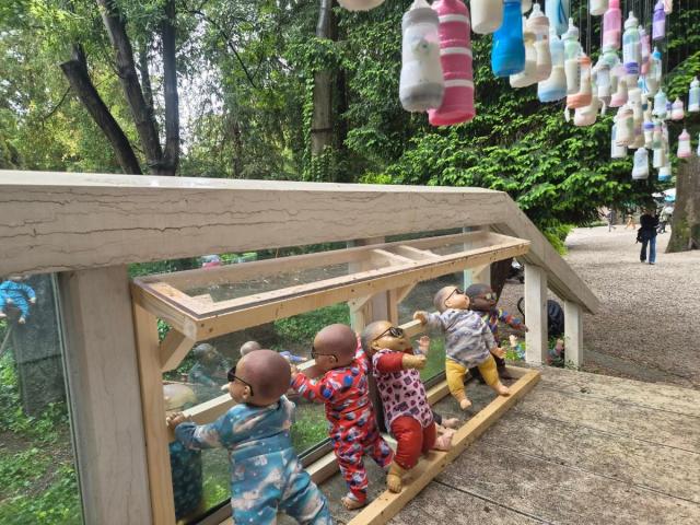 The Japan pavilion at the Venice Biennale on May 6 (local time).