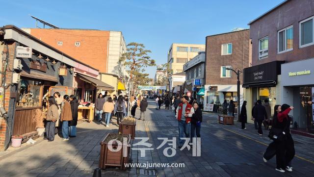행궁동 거리 모습사진김문기 기자