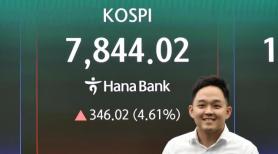 KOSPI storms past 7,800 on semiconductor rally