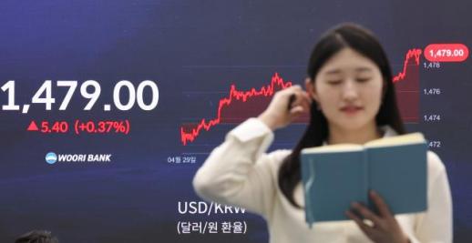 중동 리스크 재부각에 원·달러 환율 오름세…1470원 후반대