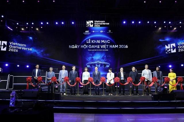 2026 베트남 게임버스 개막식이 5월 8일 호찌민시에서 열렸다. [사진=주베트남 한국문화원]