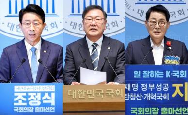 이 대통령 선호투표제 언급에 국회의장 경선 막판 신경전