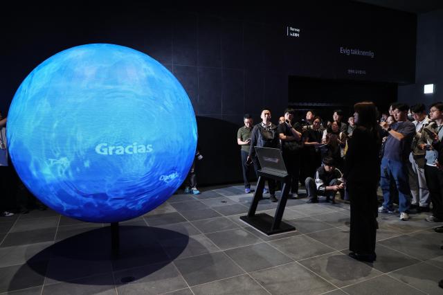 A press tour is underway at the Garden of Gratitude a memorial space created to honor allied nations that participated in the 1950-53 Korean War at Gwanghwamun Square in Seoul on May 11 one day before its official opening ceremony AJP Yoo Na-hyun