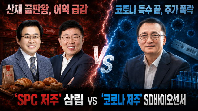 도세호·정인호 삼립 대표이사 및 이효근 SD바이오센서 대표이사  출처  각 기업 및 자체 그래픽 