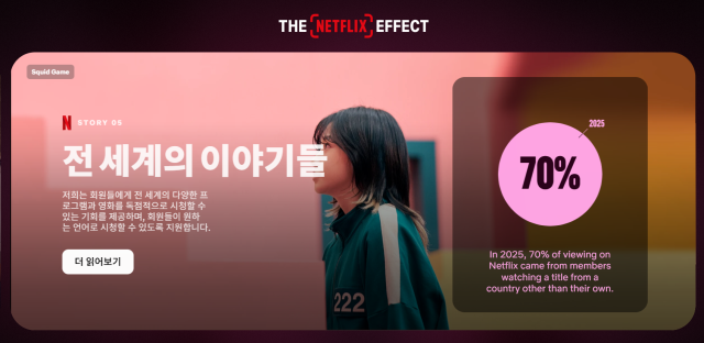 넷플릭스 이펙트 홈페이지 캡처 사진넷플릭스 이펙트 홈페이지