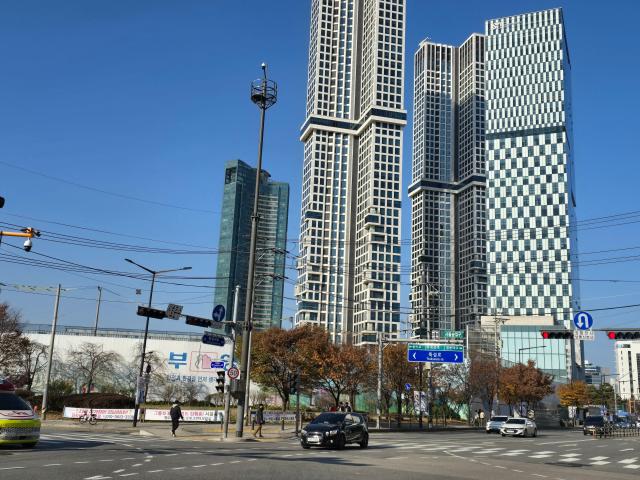 성동구 성수동 내 부영 호텔 부지 일대 사진우주성 기자