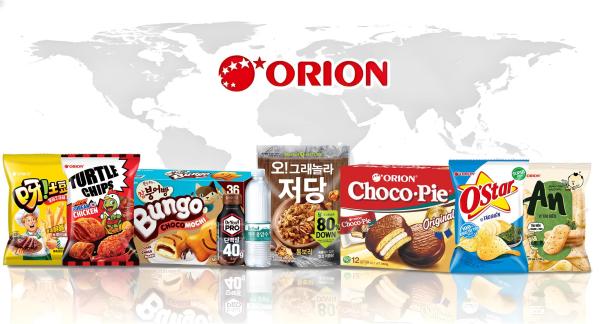 오리온 글로벌 대표 제품 이미지 사진오리온
