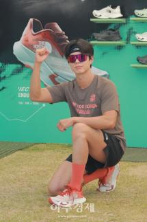 [포토] 박보검, 10km 완주 도전합니다!