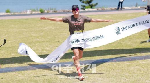 [포토] 박보검, 2026 TNF 100 코리아 10KM 완주 성공