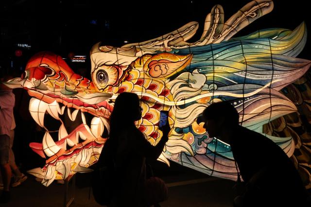 Participants take part in the Yeondeunghoe lantern parade near Bosingak in Seoul’s Jongno District on May 16 2026 ahead of Buddhas Birthday AJP Yoo Na-hyun
