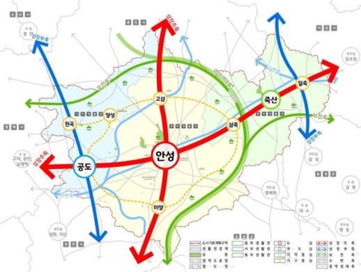 경기도, 2040년 안성 도시기본계획 승인…인구 28만 도시 청사진 확정