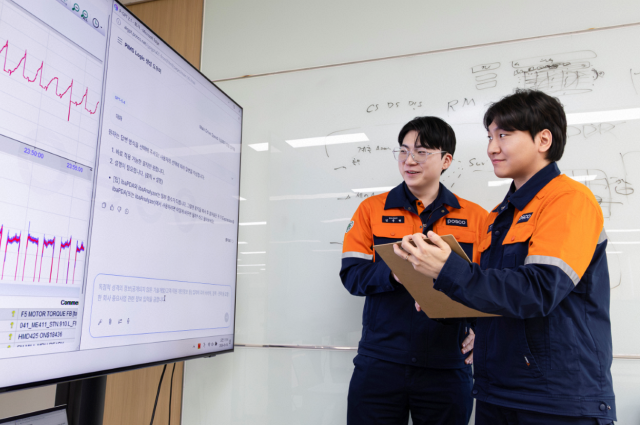 포항제철소 EIC기술부 팀원들이 PIMS 로직 생성 도우미를 활용하고 있다 사진포항제철소