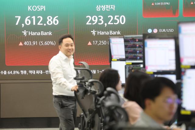 KOSPI recovers above 7,600 as Samsung averts strike